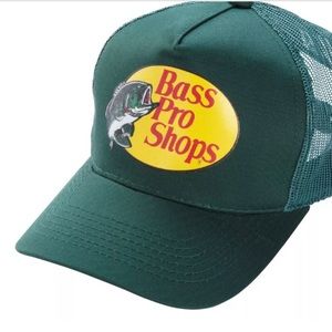 Bass Pro Shops Mesh Cap - Dark Green - OSFM - Men's